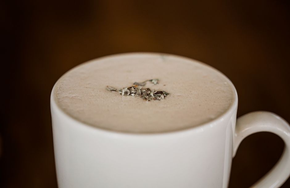 a chai latte