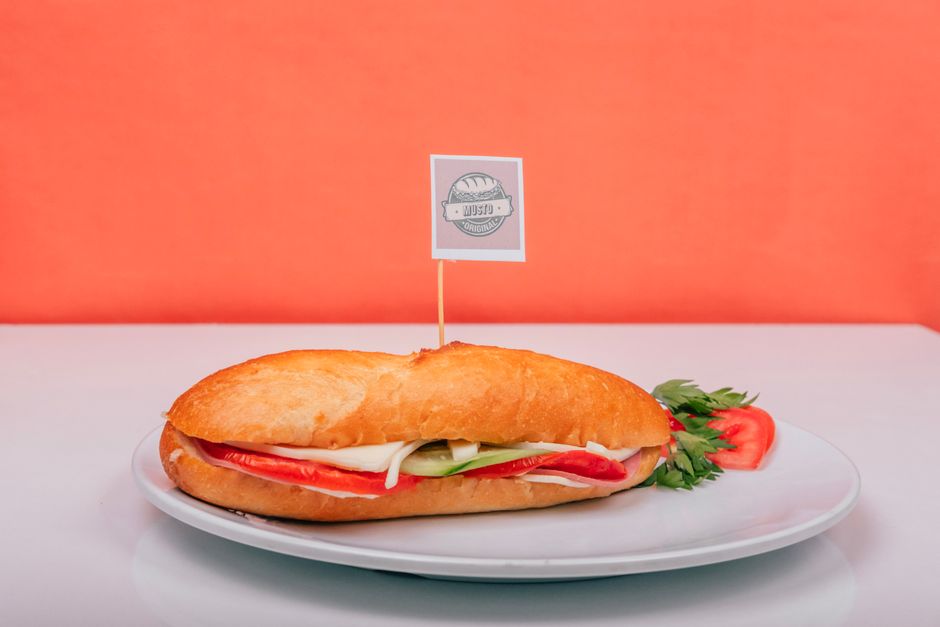 a deli sandwich