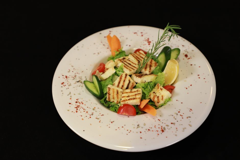 grilled halloumi
