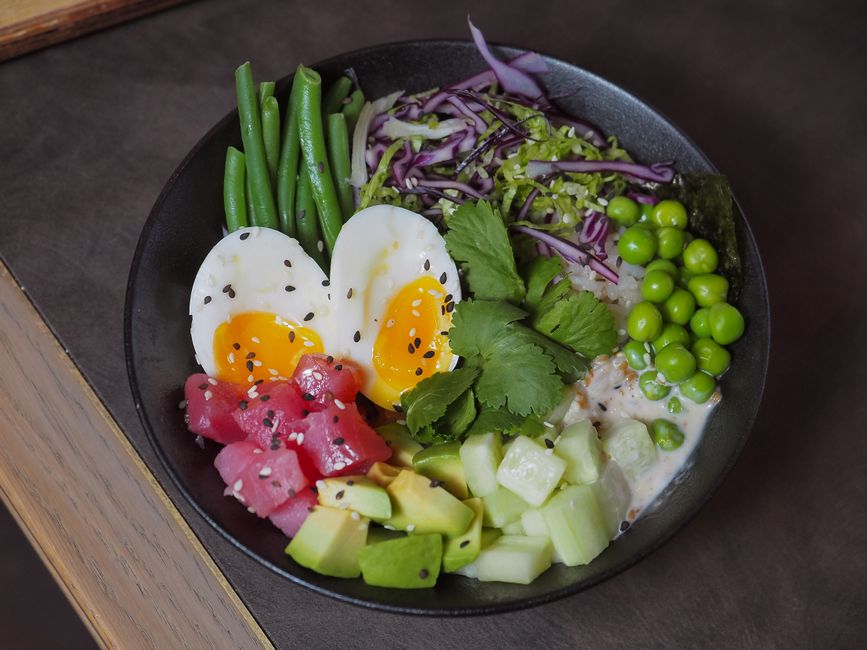 a poke bowl