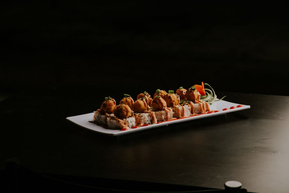 cooked sushi